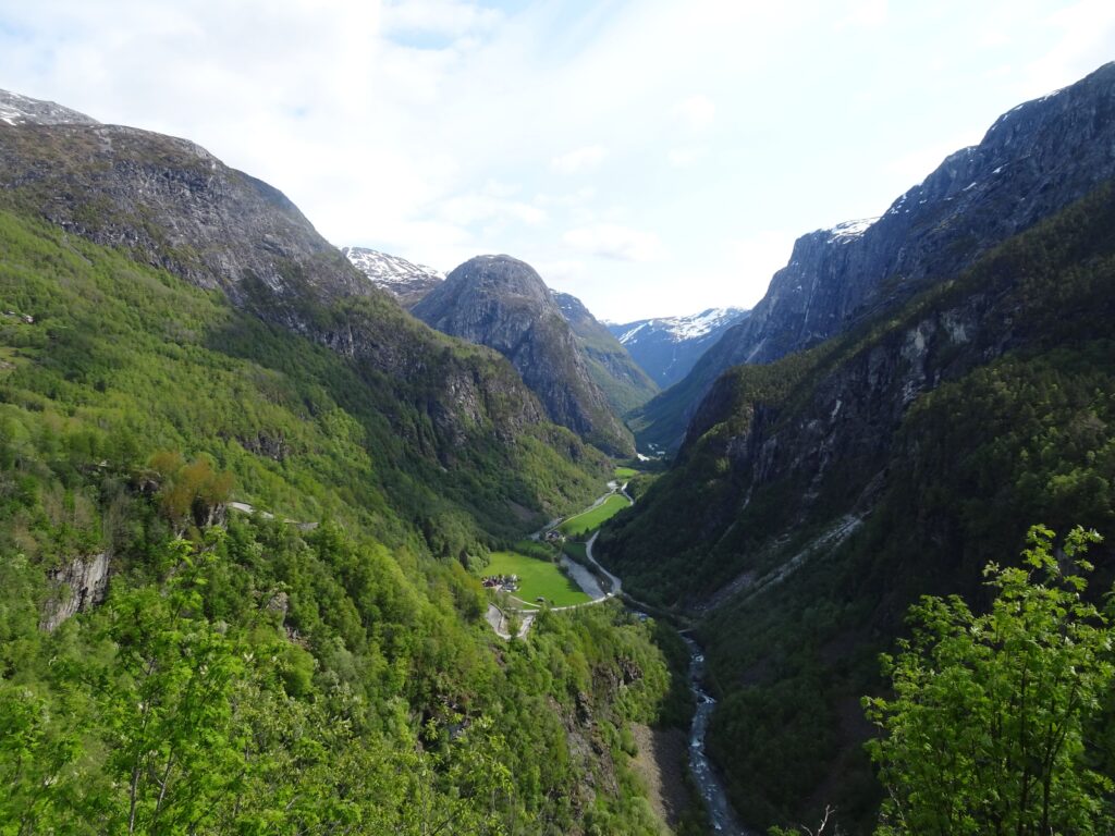 Norway in a nutshell - vista desde hotel Stalheim