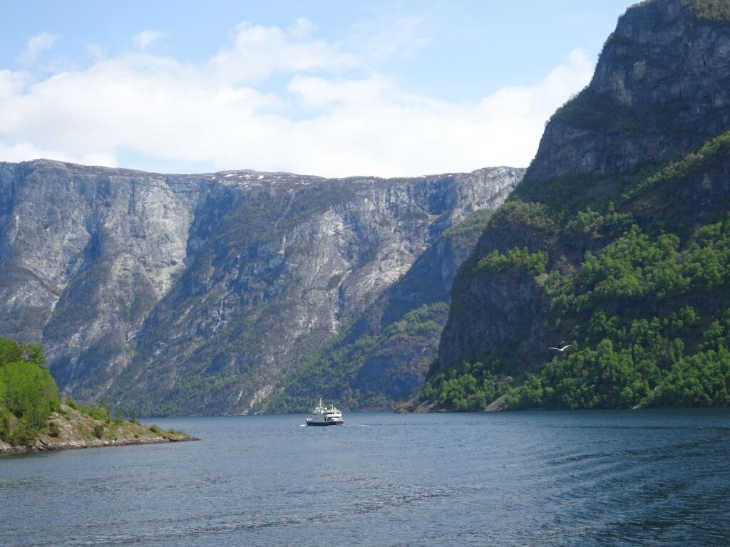 Norway in a nutshell - vistas en el fiordo de Naeroy