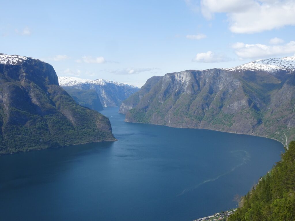 Norway in a nutshell - vista panoramica de Aurlang