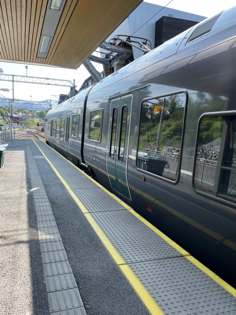 Norway in a nutshell - Tren en la estacion de Voss